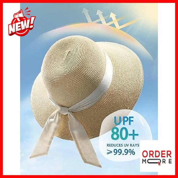 Women\'s Foldable Sun Hat UPF 80+ UV Protection Travel Beach Hat main image 6
